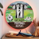 Premium Λαμπάδα με Φωτιστικό Τοίχου και Σχέδιο Ασπρόμαυρη Φανέλα