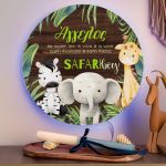 Φωτιστικό Τοίχου με Premium Λαμπάδα και Σχέδιο Ζωάκια Σαφάρι