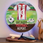 Premium Λαμπάδα με Φωτιστικό Τοίχου και Σχέδιο Κόκκινη Φανέλα