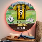 Premium Λαμπάδα με Φωτιστικό Τοίχου και Σχέδιο Κίτρινη Φανέλα