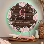 Φωτιστικό Τοίχου με Premium Λαμπάδα και Σχέδιο Τριαντάφυλλα