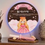 Φωτιστικό Τοίχου με Premium Λαμπάδα και Σχέδιο Πριγκίπισσα