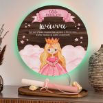 Φωτιστικό Τοίχου με Premium Λαμπάδα και Σχέδιο Πριγκίπισσα