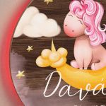 Φωτιστικό Τοίχου με Premium Λαμπάδα και Σχέδιο Unicorn