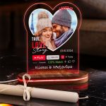 Φωτιστικό Led με Premium Λαμπάδα, Δώρο για Ζευγάρι