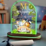 Φωτιστικό Led με Premium Λαμπάδα και Σχέδιο Ζώα Ζούγκλας