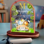 Φωτιστικό Led με Premium Λαμπάδα και Σχέδιο Ζώα Ζούγκλας