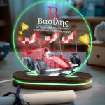 Φωτιστικό Led με Premium Λαμπάδα και Σχέδιο Φόρμουλα 1