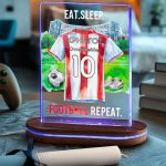 Φωτιστικό Led με Premium Λαμπάδα και Σχέδιο Κόκκινη Φανέλα