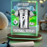 Φωτιστικό Led με Premium Λαμπάδα και Σχέδιο Ασπρόμαυρη Φανέλα