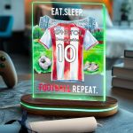 Φωτιστικό Led με Premium Λαμπάδα και Σχέδιο Κόκκινη Φανέλα