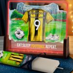 Φωτιστικό Οριζόντιο με Κίτρινη Φανέλα και Premium Λαμπάδα