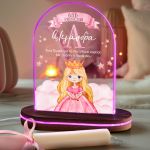 Φωτιστικό Led με Premium Λαμπάδα και Σχέδιο Πριγκίπισσα