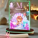 Φωτιστικό Led με Premium Λαμπάδα και Σχέδιο Γοργόνα