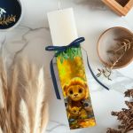 Φωτιστικό Οριζόντιο με Σχέδιο Ζωάκια και Premium Λαμπάδα