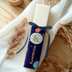 Λαμπάδα Πλακέ με Σχέδιο Πλανήτες, Παιδικό Δώρο Πάσχα