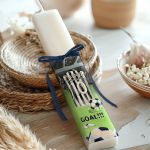 Παιδική Λαμπάδα Πλακέ Πάσχα με Σχέδιο Ασπρόμαυρη Φανέλα