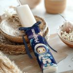 Πασχαλινή Λαμπάδα Παιδική Πλακέ με Σχέδιο Αστροναύτης