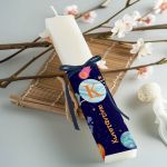 Λαμπάδα Πλακέ με Σχέδιο Πλανήτες, Παιδικό Δώρο Πάσχα