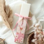 Παιδική Προσωποπιημένη Πλακέ Λαμπάδα με Θέμα Πεταλούδα