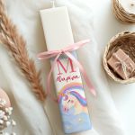 Premium Πασχαλινή Παιδική Λαμπάδα με Σχέδιο Μονόκερος