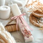 Λαμπάδα Πλακέ Παιδική με Σχέδιο Κάστρο Πριγκίπισσας