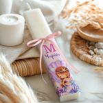 Premium Πασχαλινή Λαμπάδα Πλακέ με Σχέδιο Γοργόνα για Παιδιά