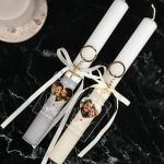 Μπρελόκ Κλειδιών Plexi με Φωτογραφία και 2 Λαμπάδες
