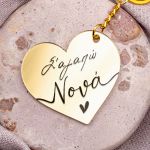 Σετ 3 Δώρα για Νονά - Τσαντάκι Εκρού, Κούπα & Μπρελόκ