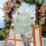 Ταμπέλα Καλωσορίσματος Βάπτισης με Όμορφο και Κομψό Design