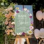 Ταμπέλα Καλωσορίσματος Βάπτισης με Όμορφο και Κομψό Design