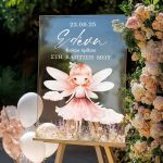 Ταμπέλα Καλωσορίσματος Βάπτισης με Fairytale Design