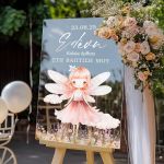 Ταμπέλα Καλωσορίσματος Βάπτισης με Fairytale Design