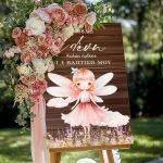 Πινακίδα Διακόσμησης Βάπτισης με Fairytale Design