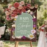 Διακοσμητική Ταμπέλα Βάπτισης με Όμορφο και Κομψό Design