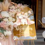 Πινακίδα Διακόσμησης Βάπτισης με Σχέδιο Μονόκερο