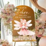 Διακοσμητική Ταμπέλα Βάπτισης με Fairytale Design