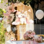 Πινακίδα Διακόσμησης Βάπτισης με Σχέδιο Μονόκερο