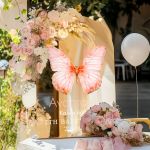 Διακοσμητική Πινακίδα Βάπτισης με Σχέδιο Πεταλούδα