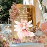 Διακοσμητική Ταμπέλα Βάπτισης με Fairytale Design