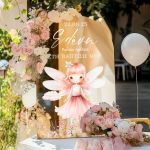 Διακοσμητική Ταμπέλα Βάπτισης με Fairytale Design