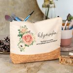 Σετ 2 Δώρα για Γιαγιά, Τσαντάκι Νεσεσέρ με Φελλό & Κούπα