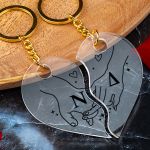 Μπρελόκ Κλειδιών & 2 Λαμπάδες, Πασχαλινό Δώρο για Ζευγάρι