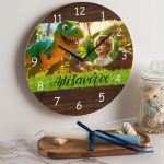 Ρολόι Τοίχου Παιδικό με Φωτογραφία & Premium Λαμπάδα