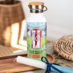 Παιδικό Παγούρι με Θέμα Κόκκινη Φανέλα & Premium Λαμπάδα