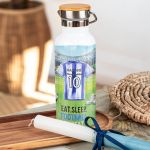 Παιδικό Παγούρι με Θέμα Μπλε Φανέλα & Premium Λαμπάδα