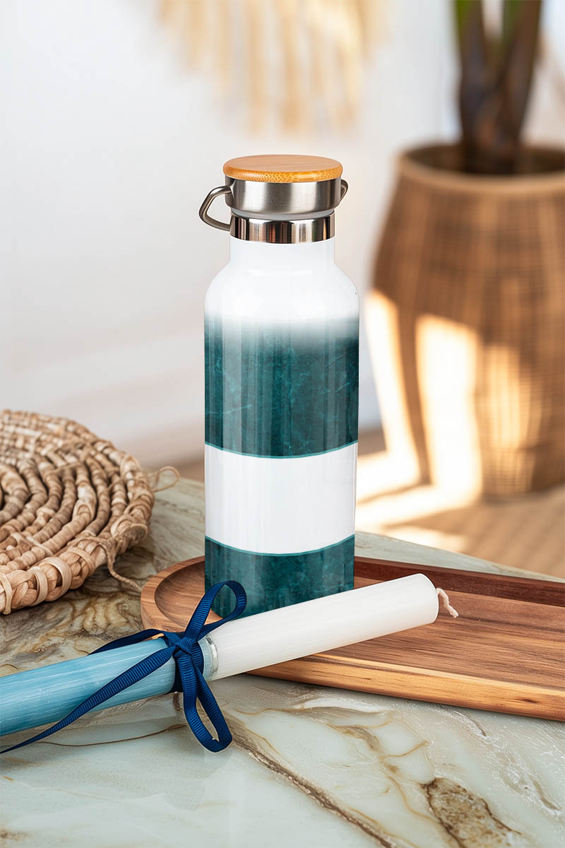 Παγούρι με Σχέδιο Μίνιμαλ & Premium Λαμπάδα