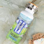 Παιδικό Παγούρι με Θέμα Μπλε Φανέλα & Premium Λαμπάδα