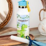 Παγούρι με Καλαμάκι σε Σχέδιο Δεινοσαυράκι & Premium Λαμπάδα