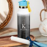 Θερμός με Καλαμάκι σε Σχέδιο Linear Planets & Premium Λαμπάδα